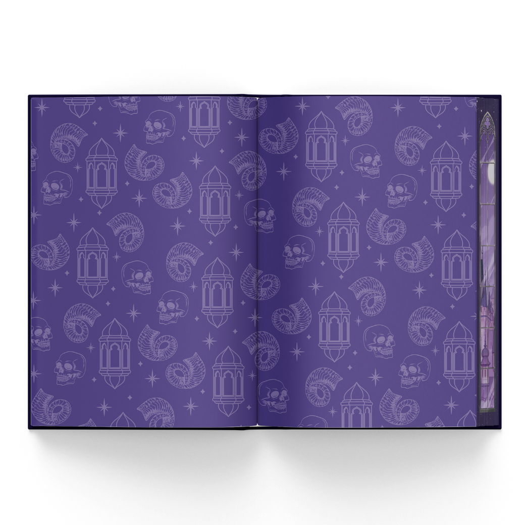 Daughter of Smoke and Bone designed endpapers